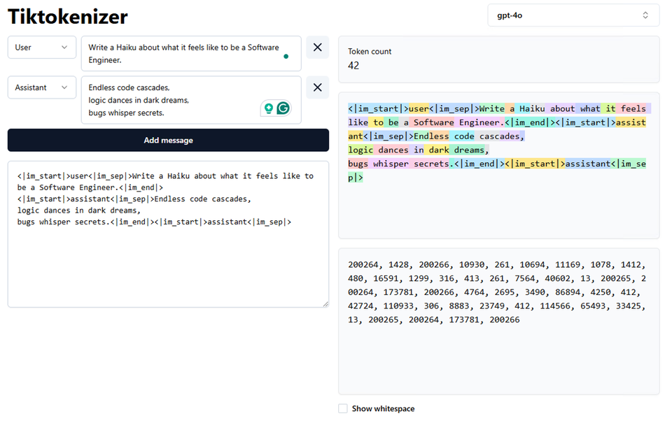 How AI Models Process Text: Understanding Tokens in AI and LLMs with TikTokenizer